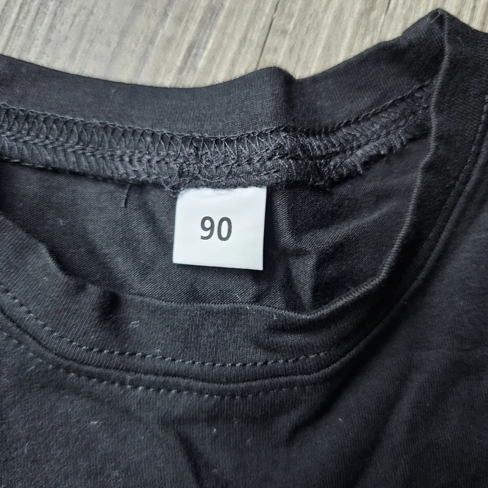 2T Black and Gray Colorblock Drawstring Shorts and Tee Outfit NWOT
